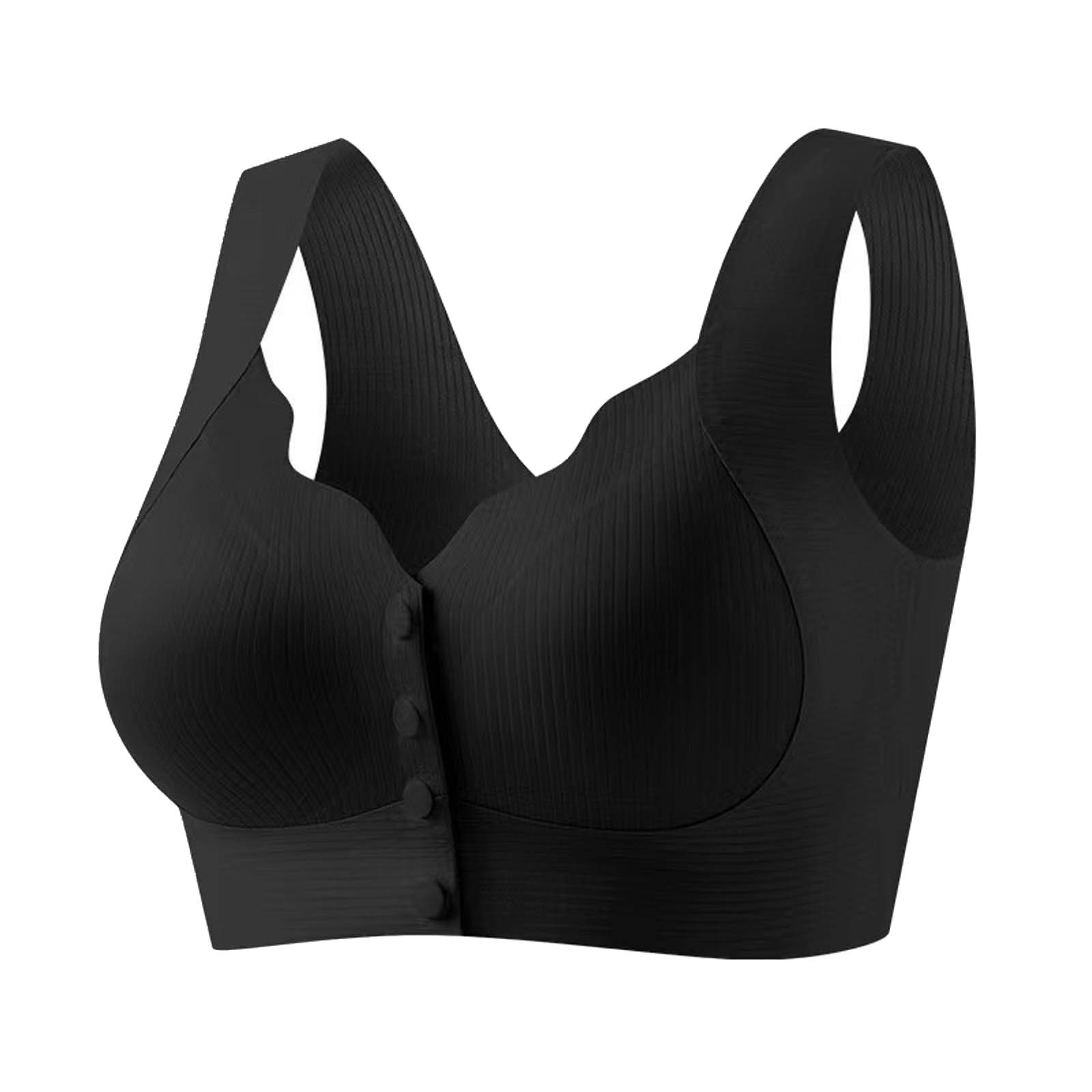thumbnail image 4 of Sujetador de lactancia sin costuras con botones delante para mujer - Nailon/spandex, soporte antidescuelgue, para todas las estaciones, M-XXL (32B-38D), 4 of 4